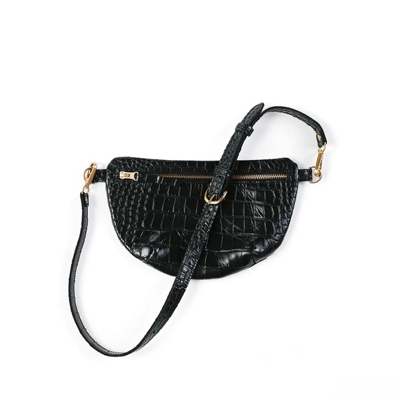 Abbey Alley Sling Bag, Black Croco - brand new - Picture 2 of 4